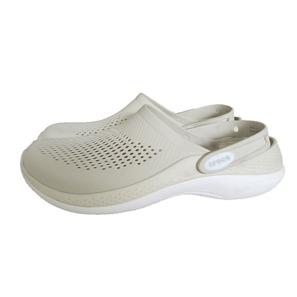 Crocs LiteRide 360 Clogs Men\'s Sz 9 Women\'s Sz 11 Beige Slip-on Comfort Sandals main image 4